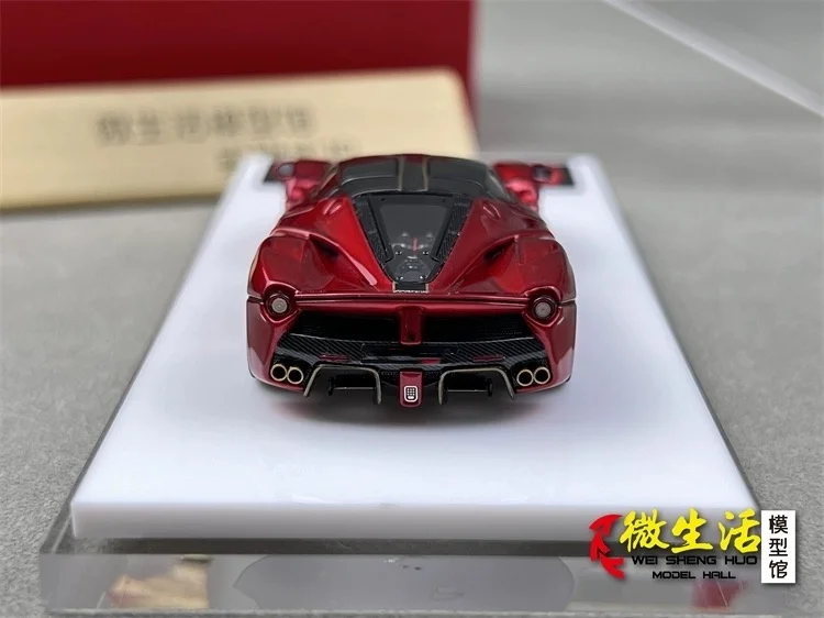 Newly Stocks DMH 1:64 Resin Model Car La Fe Ra Ri Dragon Metallic Red In 2024 Limited Edition