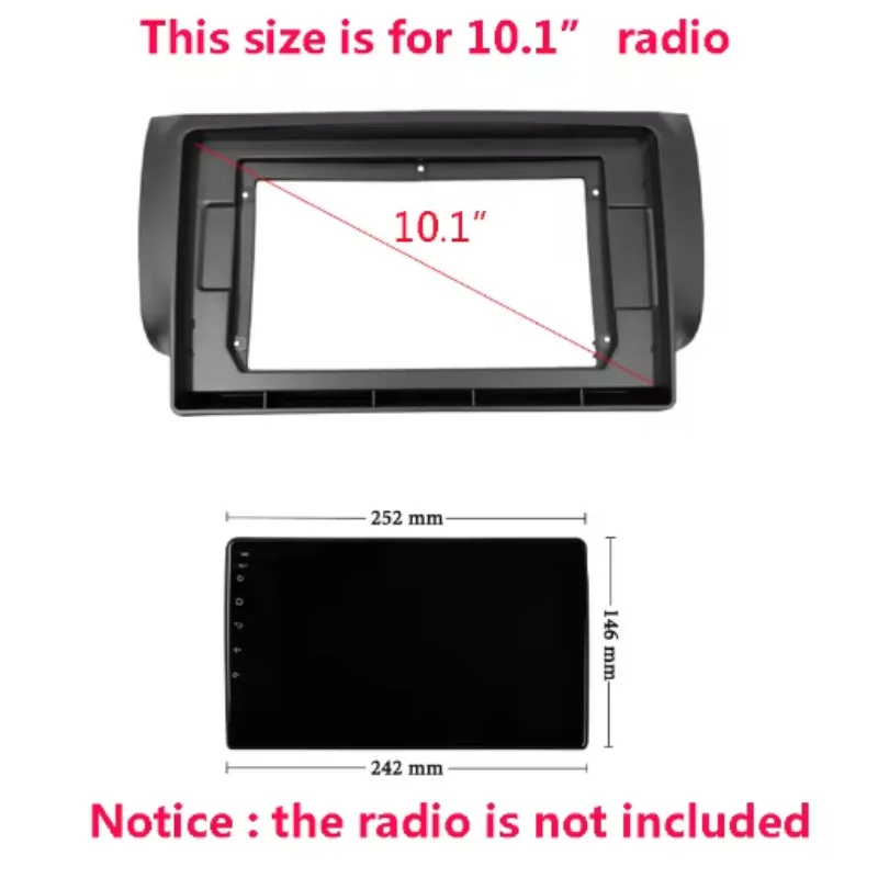 

10.1Inch Car Radio Fascia For 2012-2019 NISSAN SYLPHY DVD GPS Android Auto Stereo Dash Panel Mounting Frame Survival Kit Dashcam