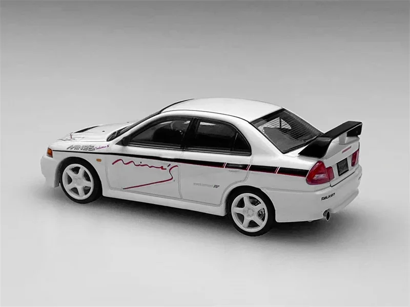 MOTORHELIX 1:64 Evolution lV Lancer GSR Mine's Livery Die-Cast Car Model Miniature Gifts