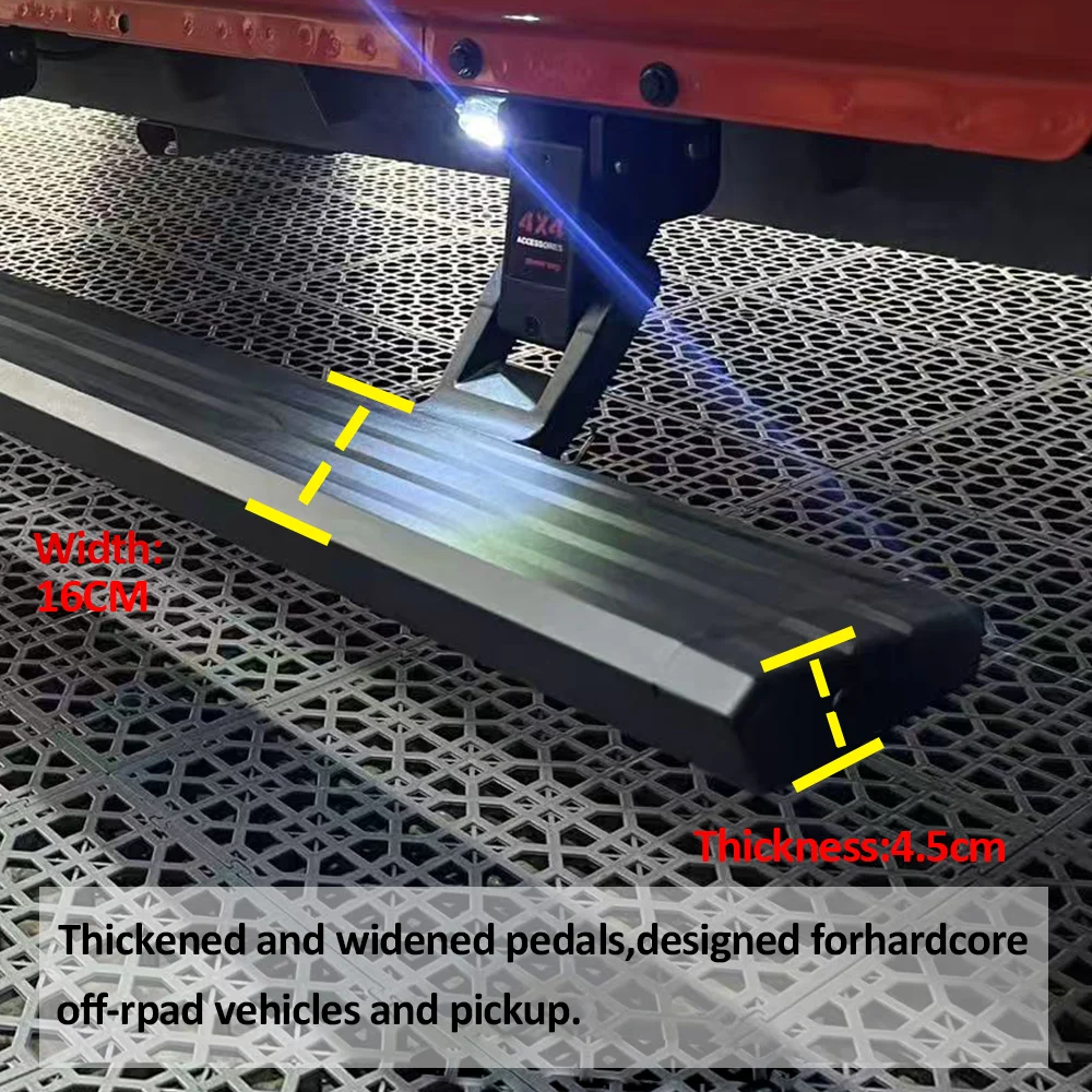 For 2021 2023 2024 2025 Jeep Wrangler JL Rubicon 2 Door Automatic Electric Side Foot Steps Power Running Board