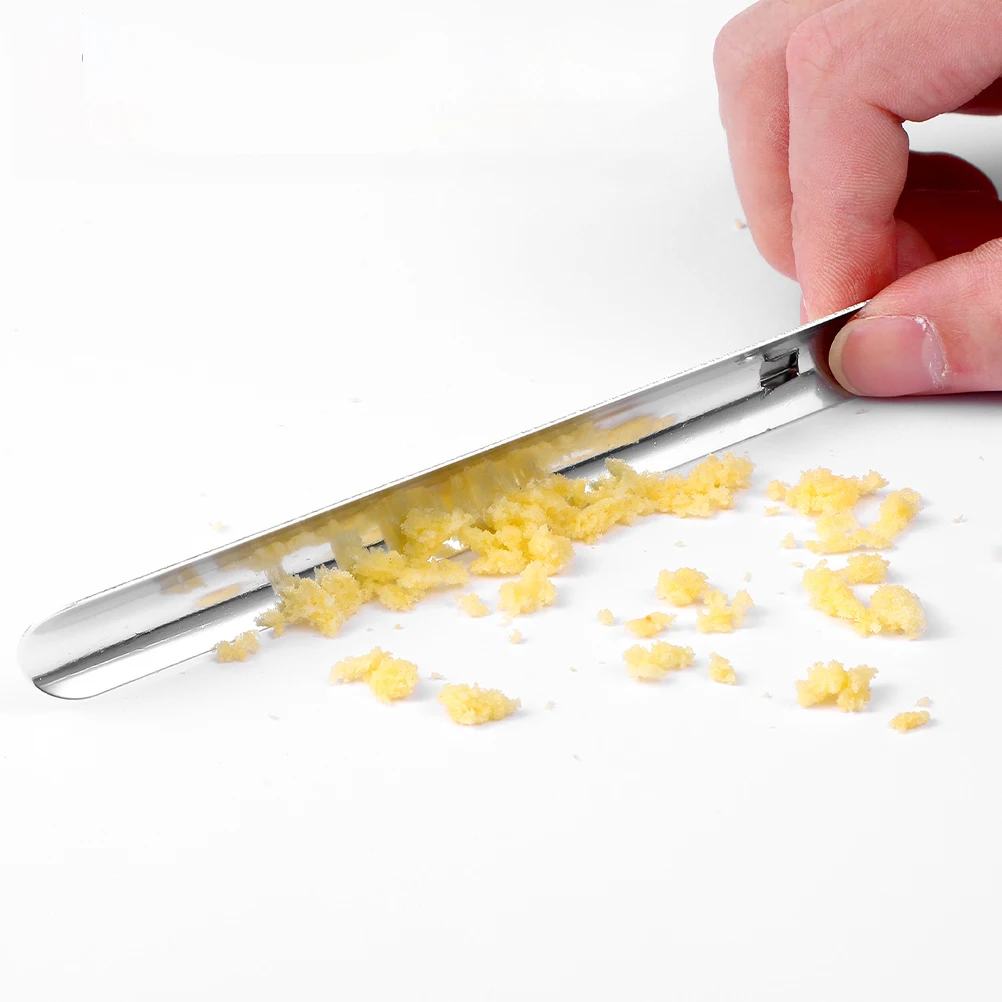 

2pcs Bread Crumb Cleaning Scraper Silver Efficient Tool for Restaurant Home Kitchen Counter Sweeper Stainless Steel Practical