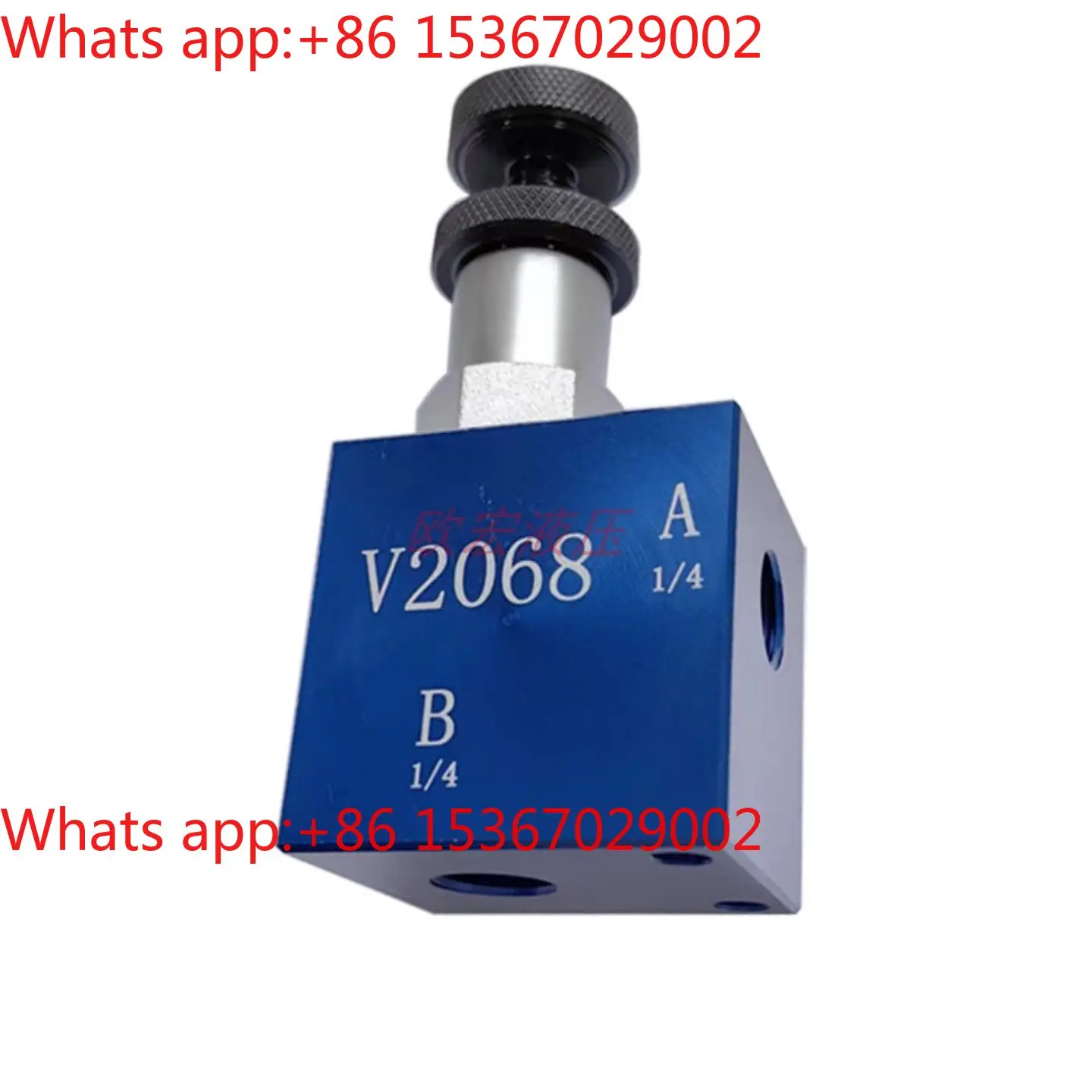 Hydraulic manual adjustable pressure relief valve V2068 threaded cartridge relief valve RV08