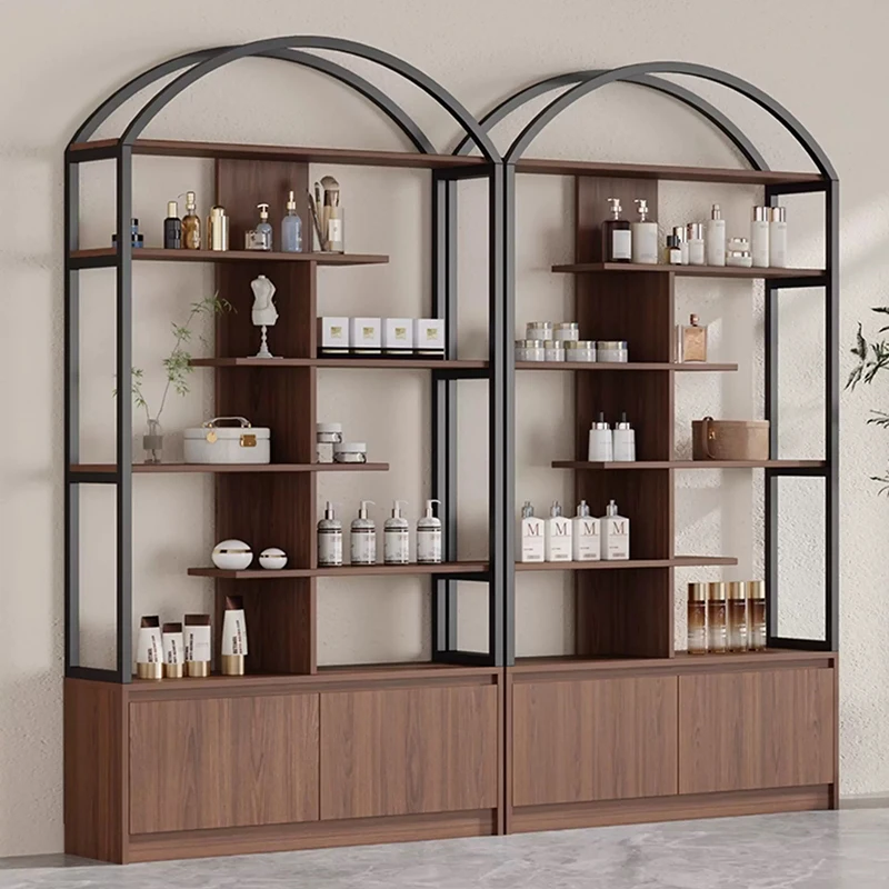 Nordic Creative Display Cabinets Modern Simple Beauty Salon Multi-layer Storage Shelf Nail Salon Commercial Furniture FYMC