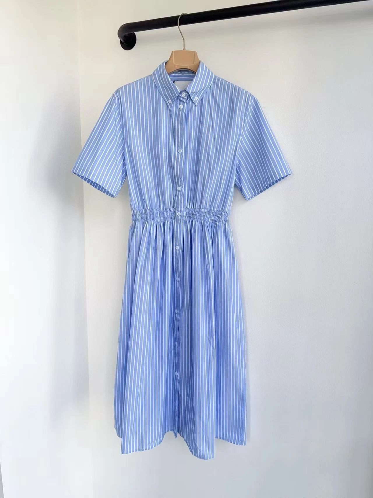 

Spring/Summer 2025 New Style: Simple, Comfortable and Casual Striped Dress, Fresh and Natural