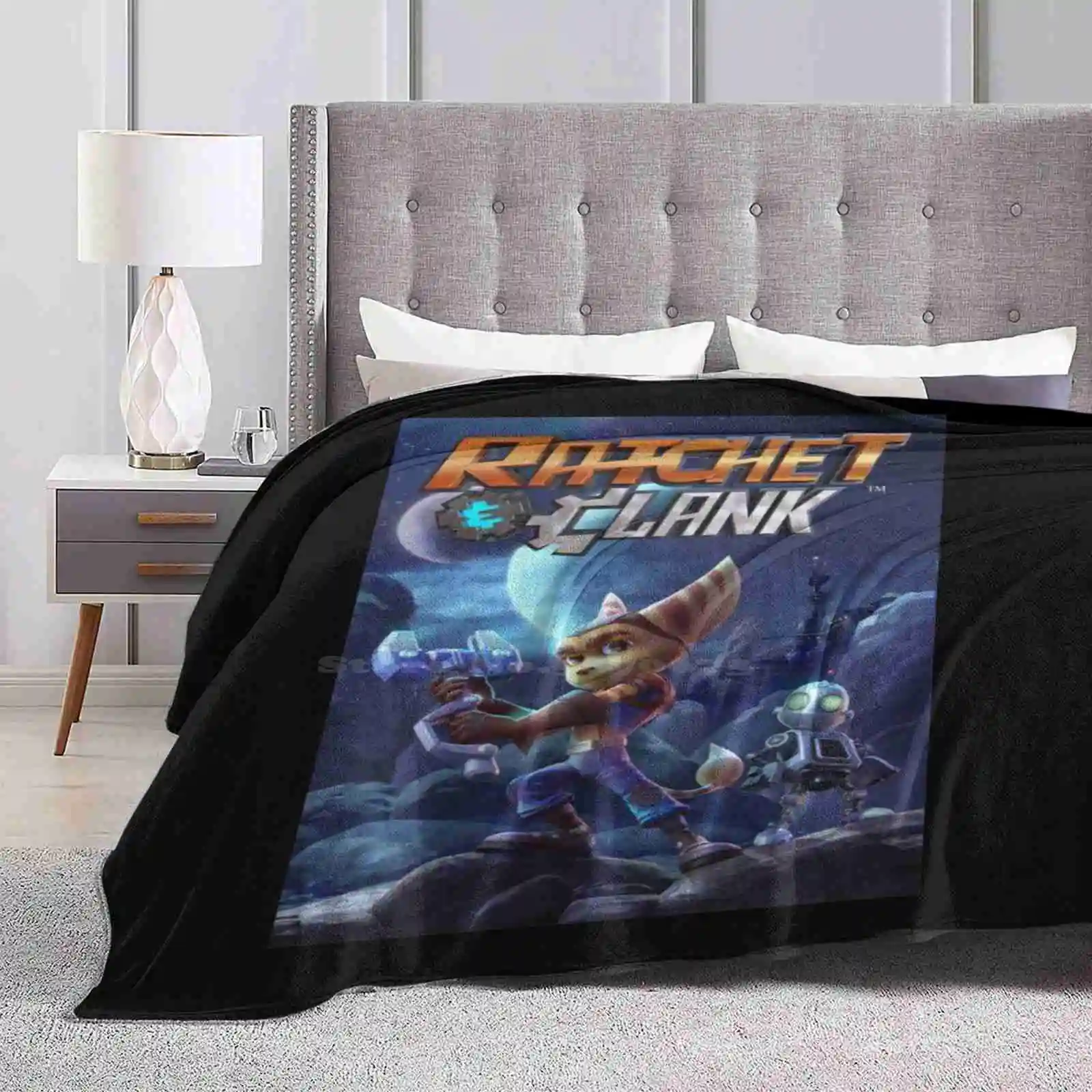 Ratchet And Clank Essential Collection | Perfect Gift Top Quality Comfortable Bed Sofa Soft Blanket Rachet And Clank Lombax Ps