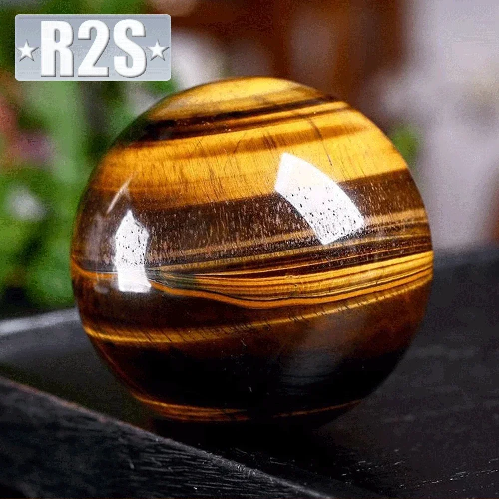 

1pcs Tiger Eye Rare Natural Carving Sphere Ball Free stand Chakra Healing Reiki Stones Carved Crafts Wholesale crystal stone