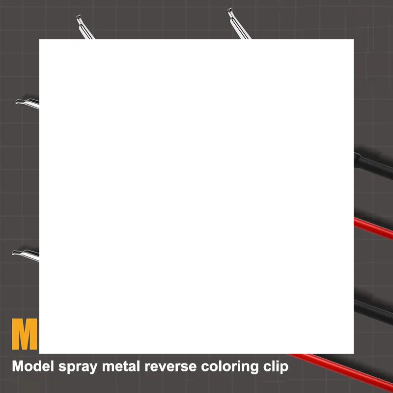 

10 шт. MS130 зажимы для обратной живописи спрей металлический инструмент для окраски для моделителя здания DIY ремесло изготовление живописи