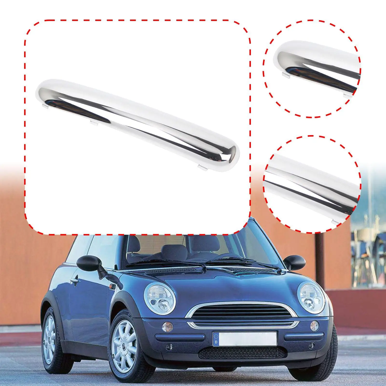 

Front Bumper Trim Cover Spare Part 51116800142 for Mini Copper Cabrio