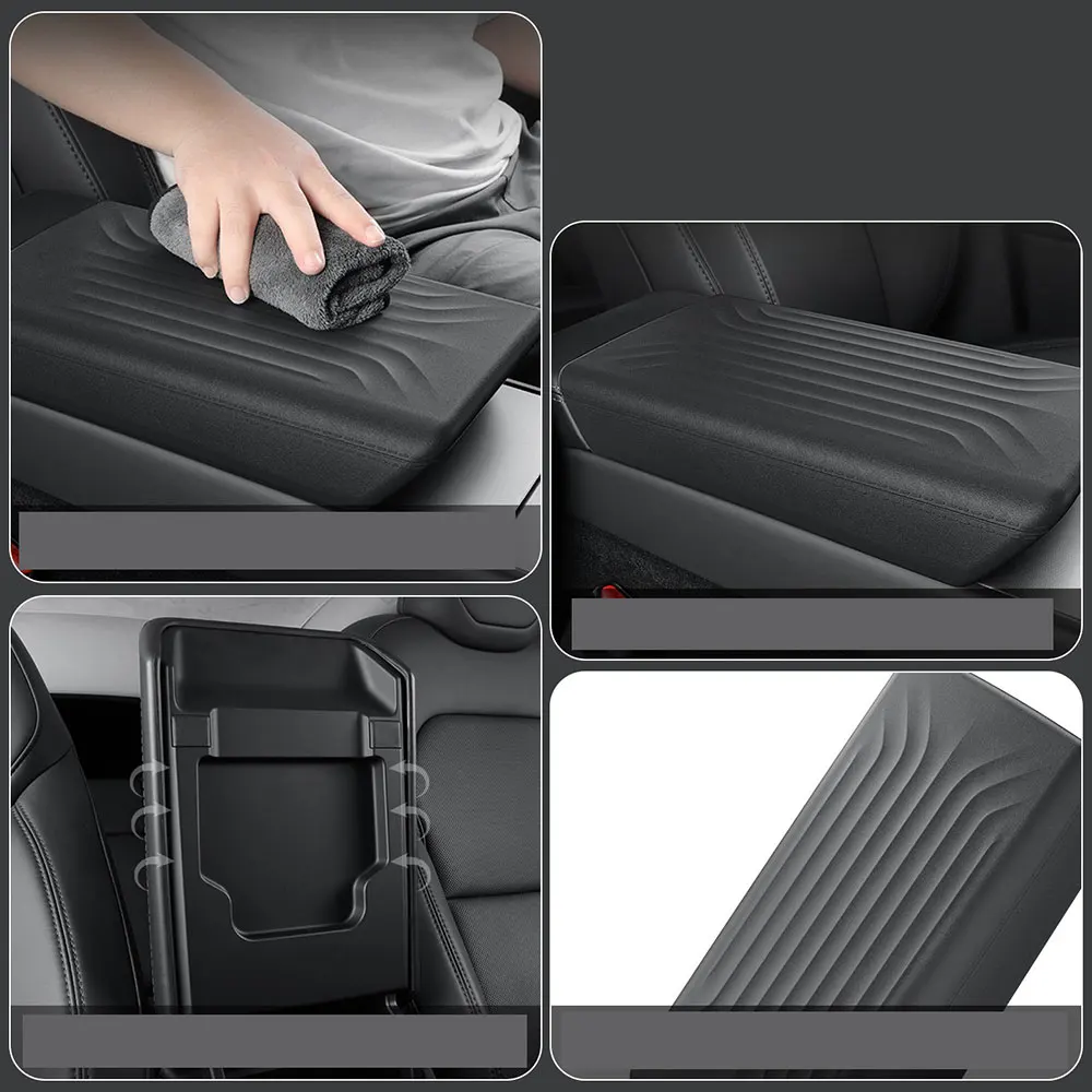 

TPE Soft Case Central Armrest Cover for Tesla Model Y Juniper Launch 2025 2026 Center Console Lid Accessories