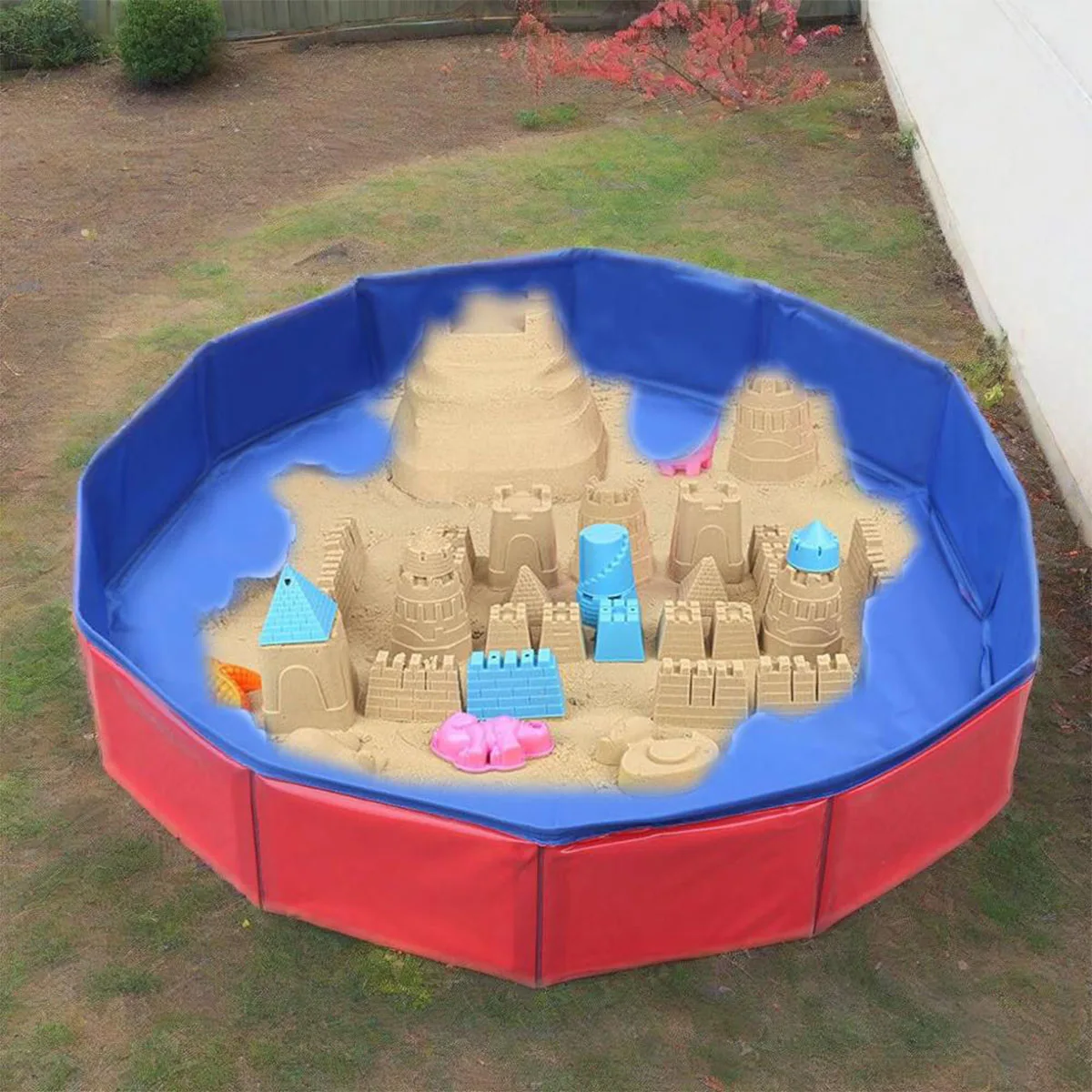 Brinquedos de caixa de areia para crianças, brinquedos de areia de praia verão ao ar livre brinquedos mesa de areia castelo das crianças construção caixa de areia brinquedos para meninos e meninas