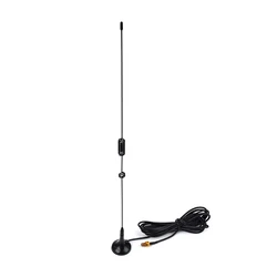 Dual Band VHF UHF Ham Radio Magnetic Base Antenna,Handheld Two Way Radio SMA Female Antenna for Kenwood BaoFeng Walkie Talkie