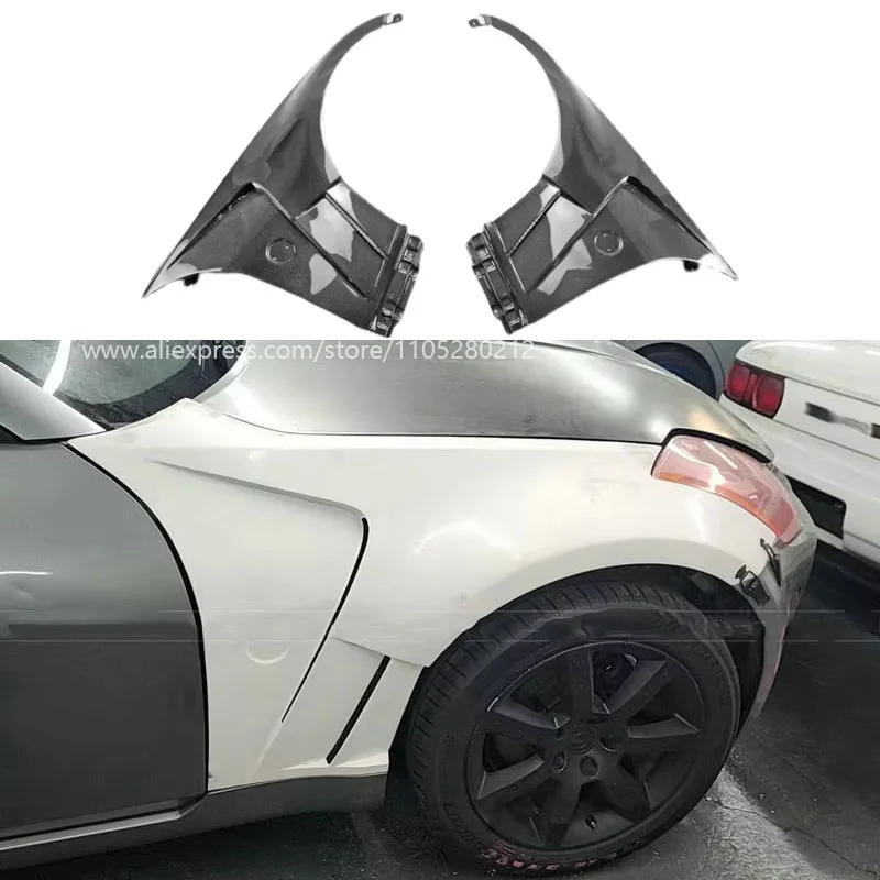 

Карбоновые расширители колесных арок (фендеры) для Nissan 350Z Fairlady Z33 2002-2009 годов, тюнинг, гоночные, широкие