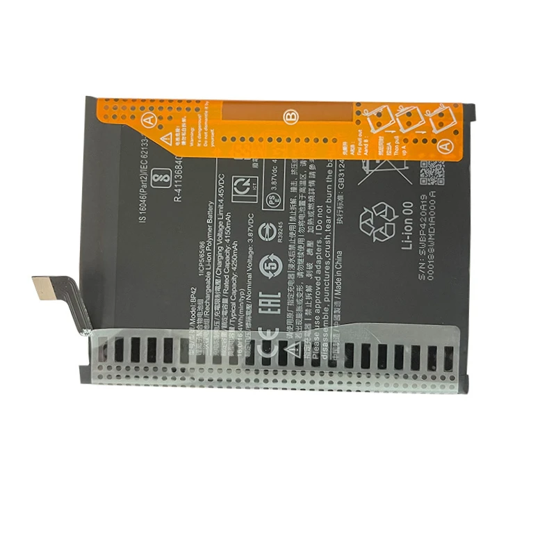 For Xiaomi Mi 11 Lite BP42 Replacement Phone Battery Batteries Bateria 4250mAh Fast Shipping BP42 Battery 2pcs