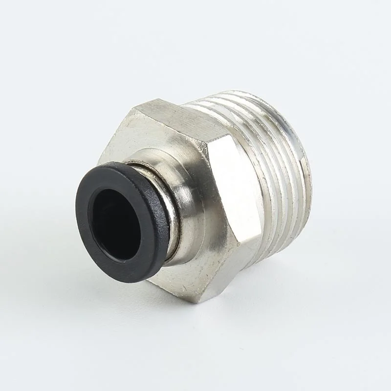 PC14-02 Pneumatic Fittings PC16-03 04 06 Air Connector Quick Insert Connecors Hose Male Thread Straight Pipe Fitting