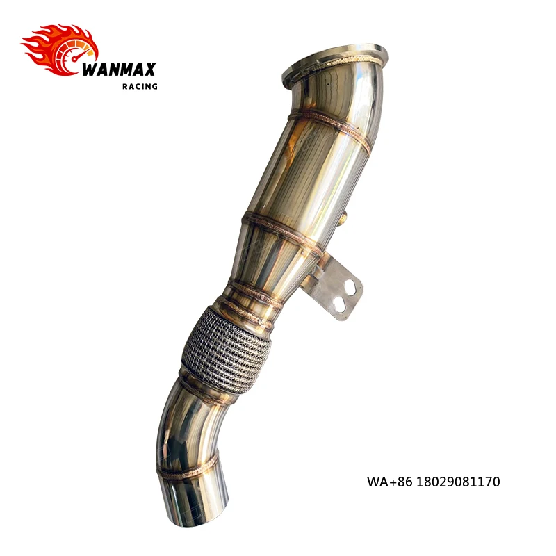 

Высокопроизводительный даунпайп Valvetronic из нержавеющей стали 304SS с системой теплозащиты для M340i B58 G20 G29 Supra A90 B58 2019+