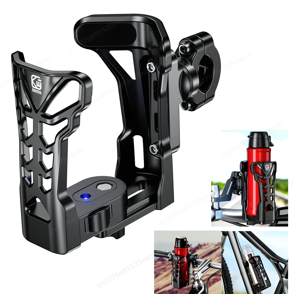 

Adjustable Motorcycle Bike Water Bottle Holder Universal Drink Holder Motorbike Handlebar Cup Cages for MTB Road Cycling Bicycle