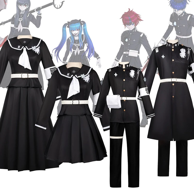 

Hundred Line Cosplay Sumino Takumi Sizuhara Hiruko Amemiya Darumi Omokage Yugamu Cosplay Costume Halloween Party Suit Outfit