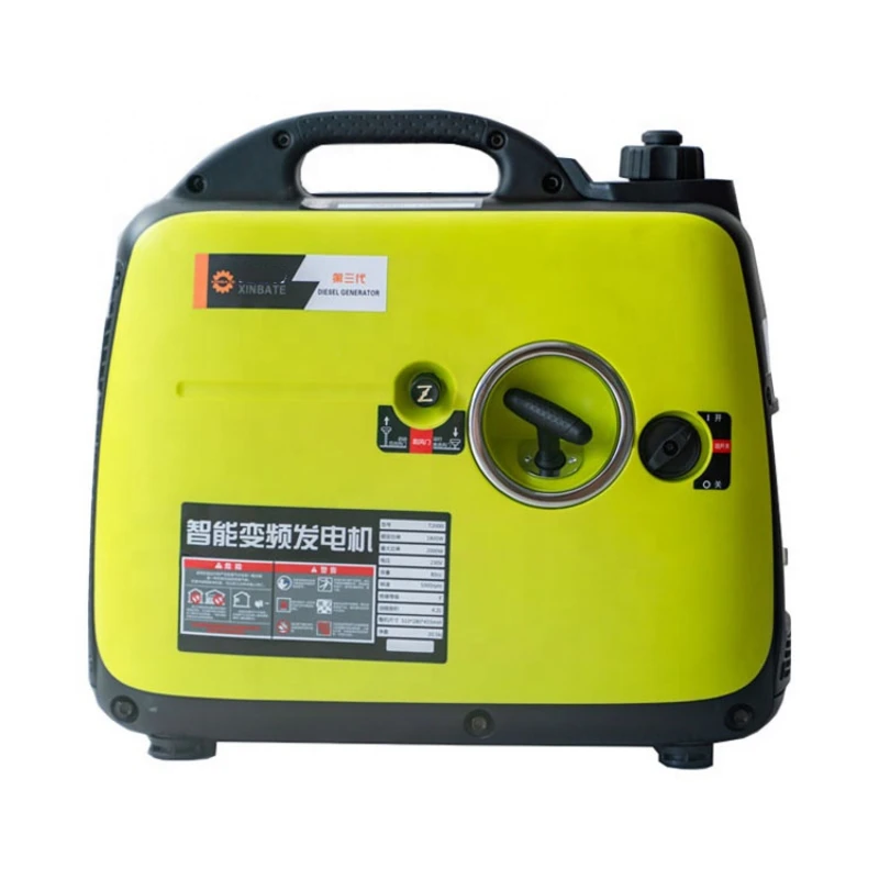 Luxury 2KW portable hand crank generator manual emergency 12V dc small diesel generasilent mini portable gasoline generator