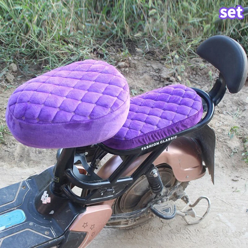 Universal Comfortable Thickened Seat Cover For Battery Bikes And Bicycles-New image 5