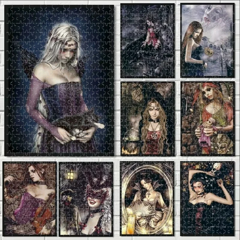 500/1000PCS Puzzle Victoria Frances Vampires Girl Diy for Adults Beginners - Handmade, Gifts Home Decoration Games Toy