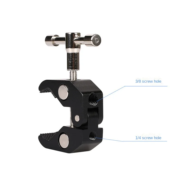 Metal crab clamp, large magic arm clamp, camera, liquid screen fixing bracket arca clamp  product photography props