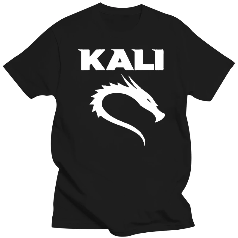 Kali Linux Logo Linux Open Source T-Shirts 2019 Funny Cotton Casual Top Tee Printed Tops Tee