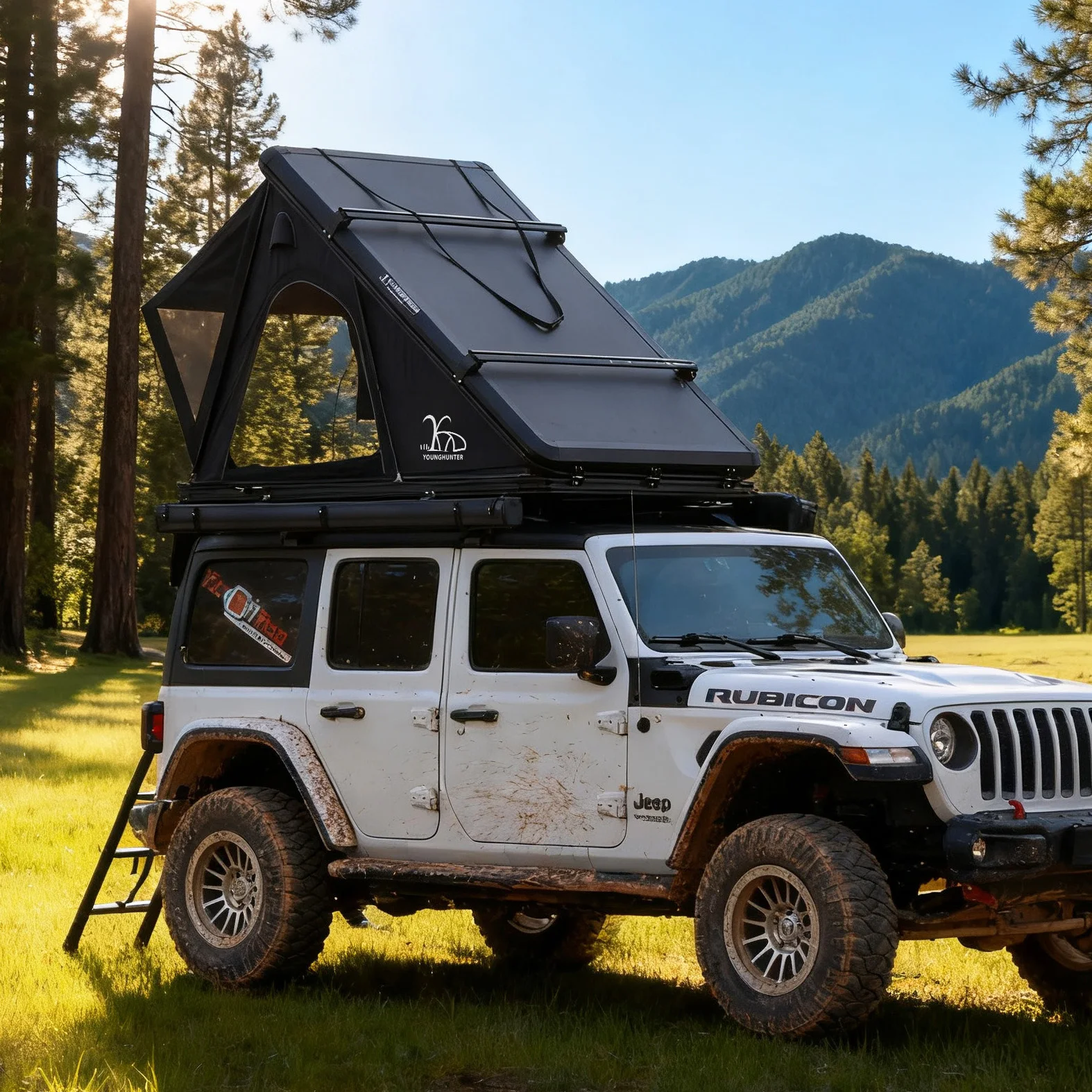 

210x130x150 см алюминиевый твердый корпус внедорожник всплывающий новый стиль треугольная палатка на крыше автомобиля