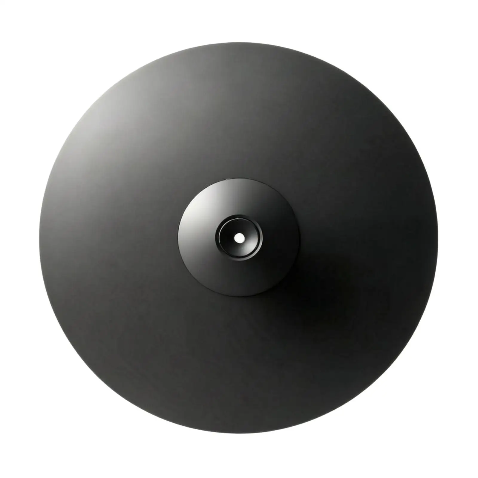 Percussion Cymbal Pad for Electronic Drum Kit with Silicone Surface and Mounting Hub