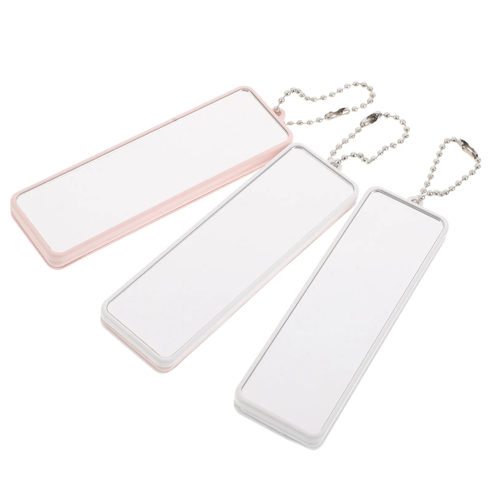 3Pcs Makeup Mini Mirror Comb Set Portable Foldable Handheld Pocket Brush Compact Travel Hair Styling Tool Small Pocket Makeup