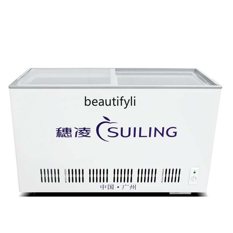 

A61 Freezer commercial power-saving glass display cabinet first-class energy efficiency frozen refrigerated ice cream cabinet