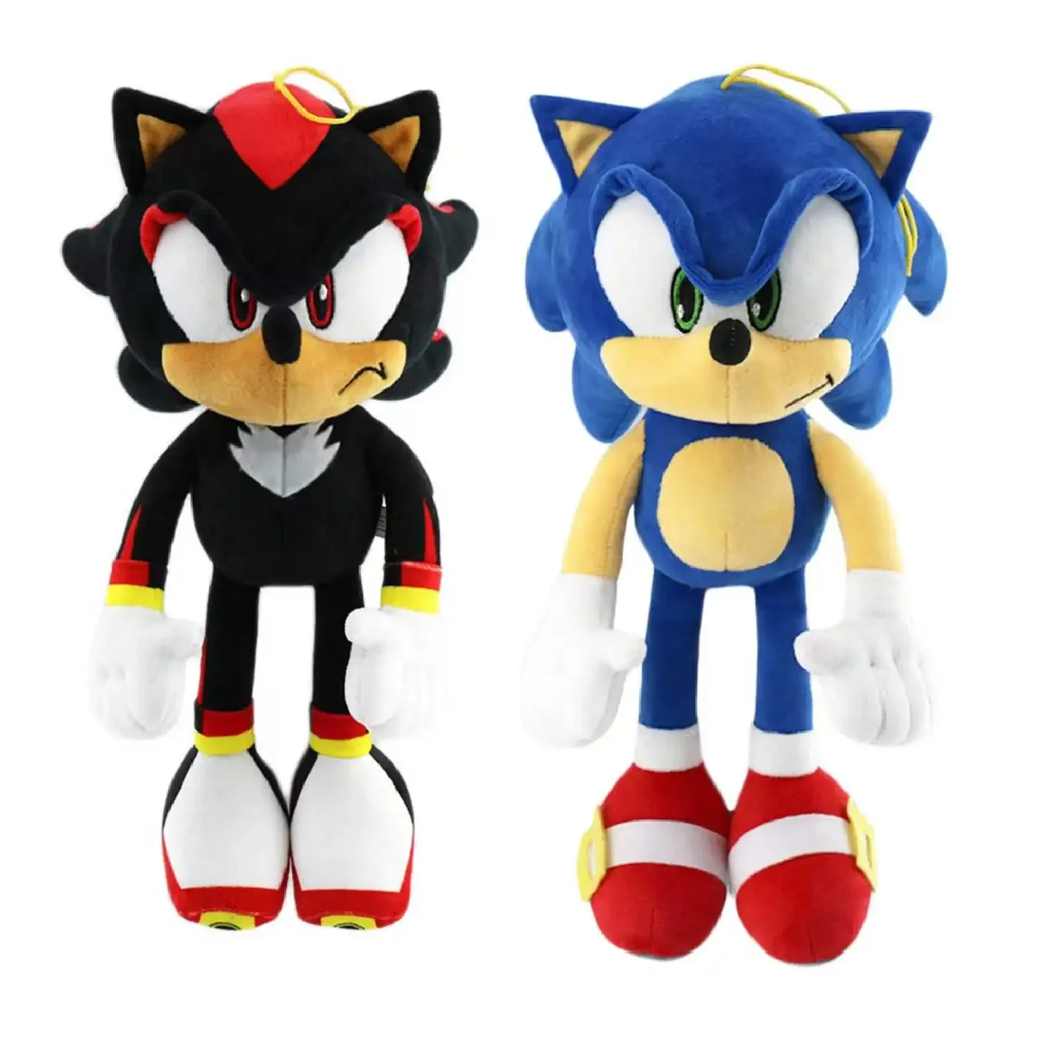 33CM High quality Sonic Plush Toy The Hedgehog Sonic Knuckles Tails Cute Cartoon Soft Stuffed Doll Birthday Gift for Children