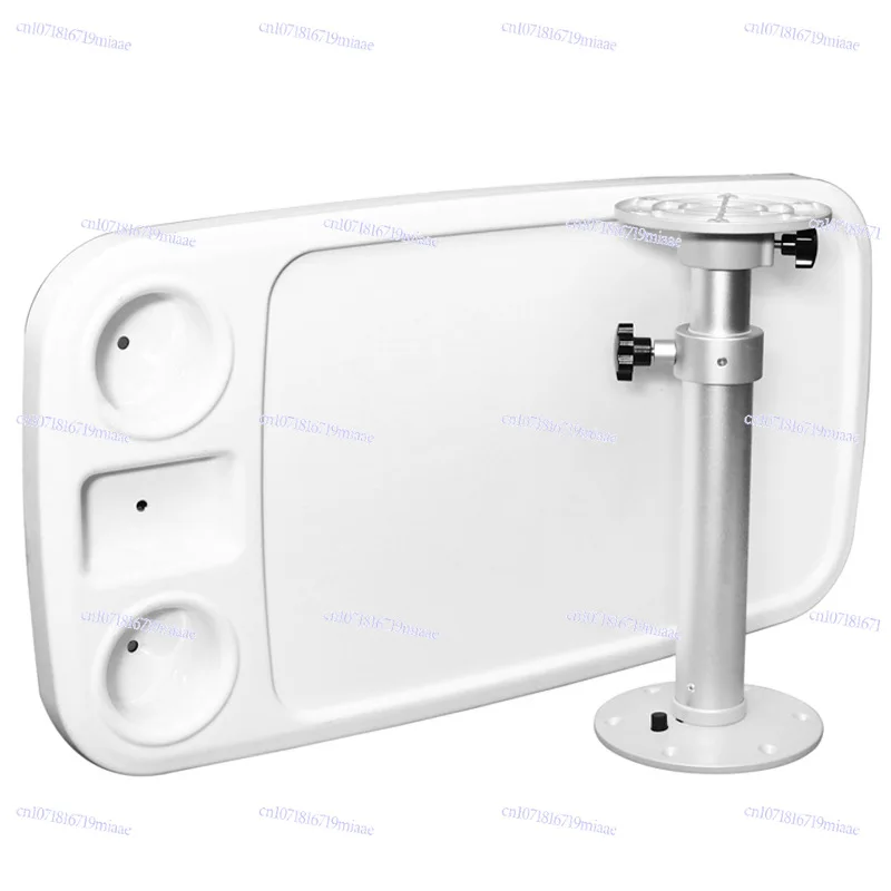 

RV Commercial Vehicle General Yacht Lifting Table Easy Disassembly Lifting Table Legs ABS Plastic Double Layer Two Cup Holder