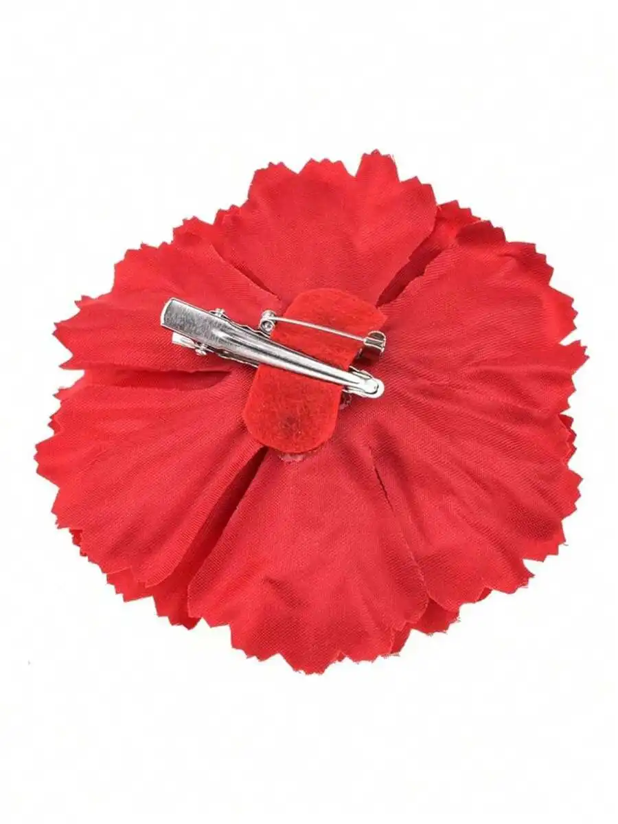 Green Peony Flower Hair Clip Brooch For Women Bohemian Vintage Hair Accessory Wedding Party Decoration view 5
