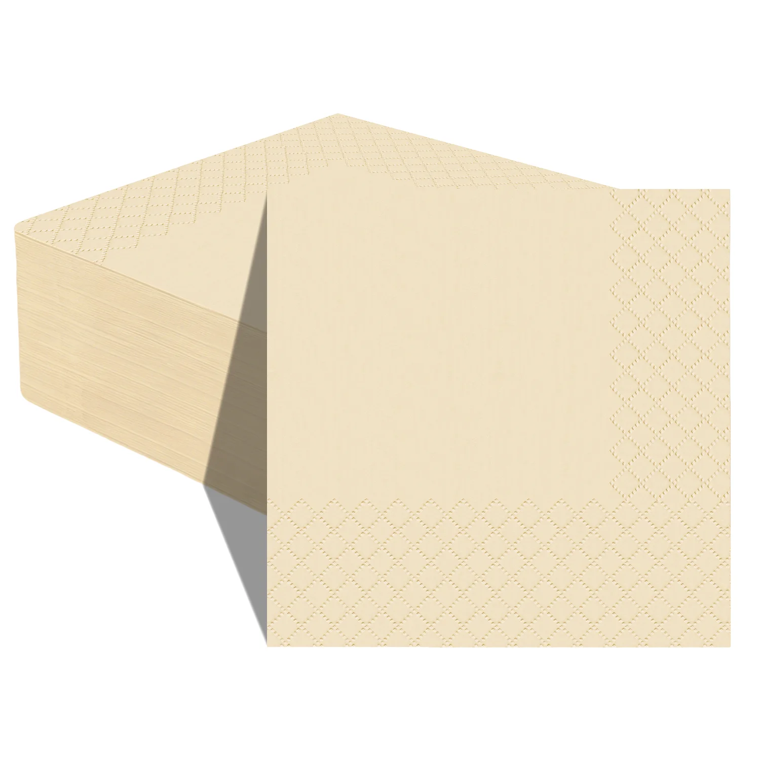 JINYUDOME 9.84x9.84in Disposable Cocktail Napkins Festival Themed Party Table Decoration for Beverage Guest Dinner