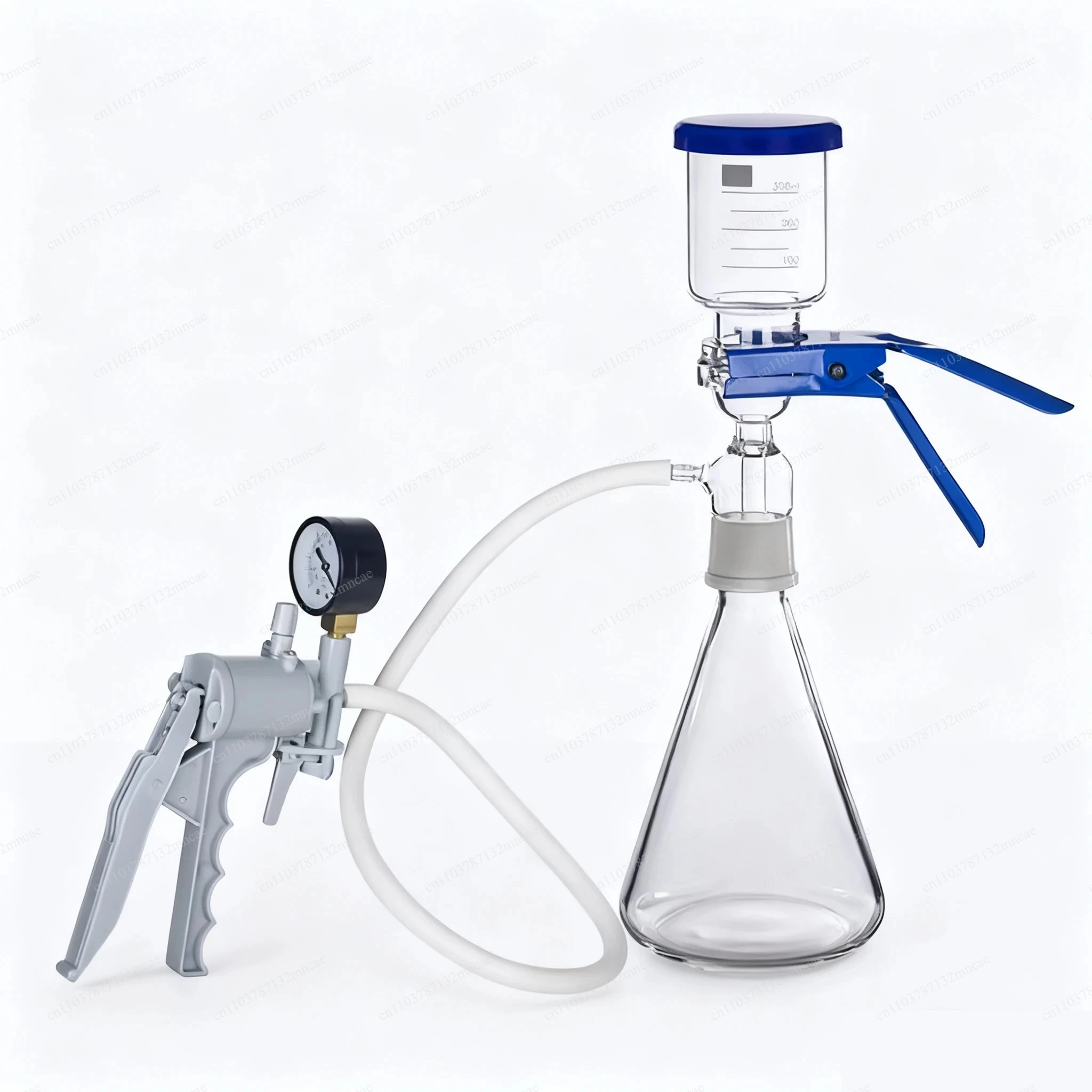 Mini Pump Filter Unit Device Glass Sand Core Solvent Filtration Apparatus 500-3000ml Glass Vacuum Filtration Membrane
