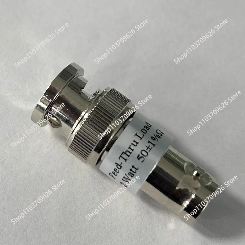 50 Ohm Impedance Matcher for BNC Through Load Oscilloscope