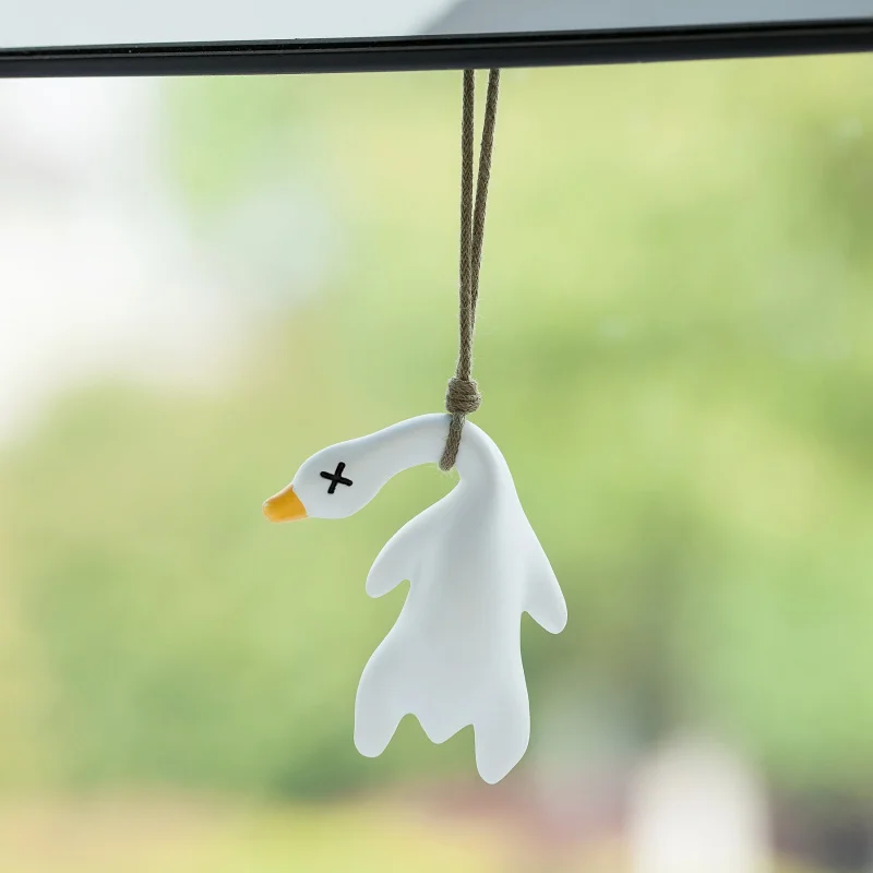 Nordic Style Roast Duck Car Pendant Ornament Decorations Roast Duck Flies Courtyard Decoration Cute