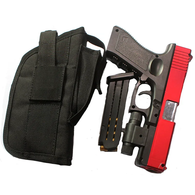 

Tactical Gun Laser Carry Holder Holster Magazine Pouch for 9mm Glock 17 19 22 Beretta PX4 Smith & Wesson M&P Shield Right Left