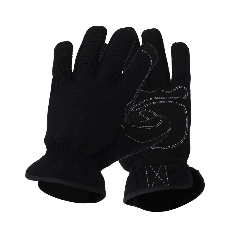 

2-Pairs Mechanic Work Gloves, Synthetic Leather, Flexible Breathable Padded Palm For Cycling /Gardening /Yard Work /Driver