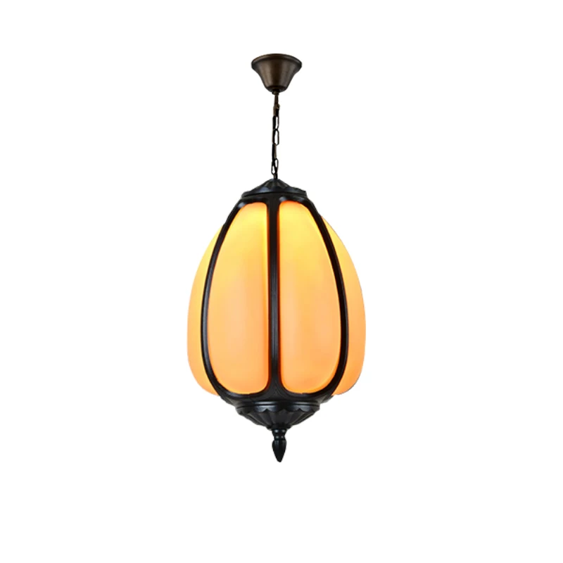 

Outdoor chandelier waterproof new Chinese-style outdoor courtyard landscaping corridor eaves villa gate pavilion lantern chandel