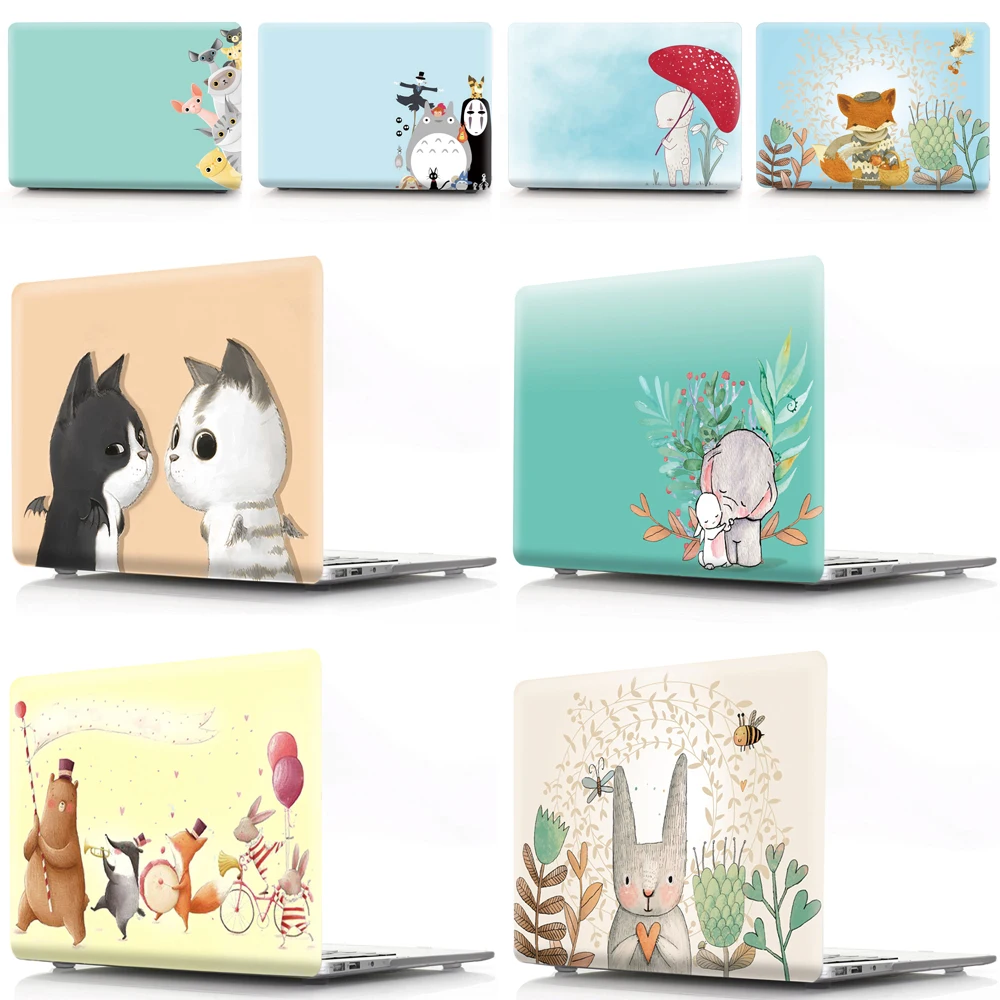 

Notebook Shell Skin Laptop Hard Matte Cover Case For Macbook M4 Air 13 15 A3240 A3241 2025 Computer Conque For Mac Pro 13 14 16