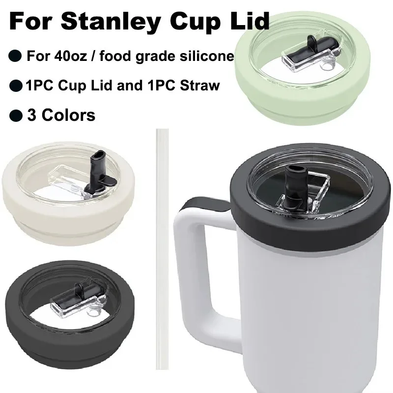 

2025 New 40oz Scratch proof Sealed Cup Lid Dust proof Water Cup Accessories Ice Cup Lid Suitable for Straw Cup Lid