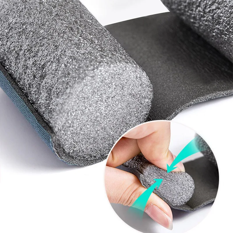 1/2 قطعة أبيض رمادي أسود الباب التماس ختم الشريط عازلة للصوت يندبروف الشتاء التعلم عزل الصوت نافذة الباب ختم الشريط #2