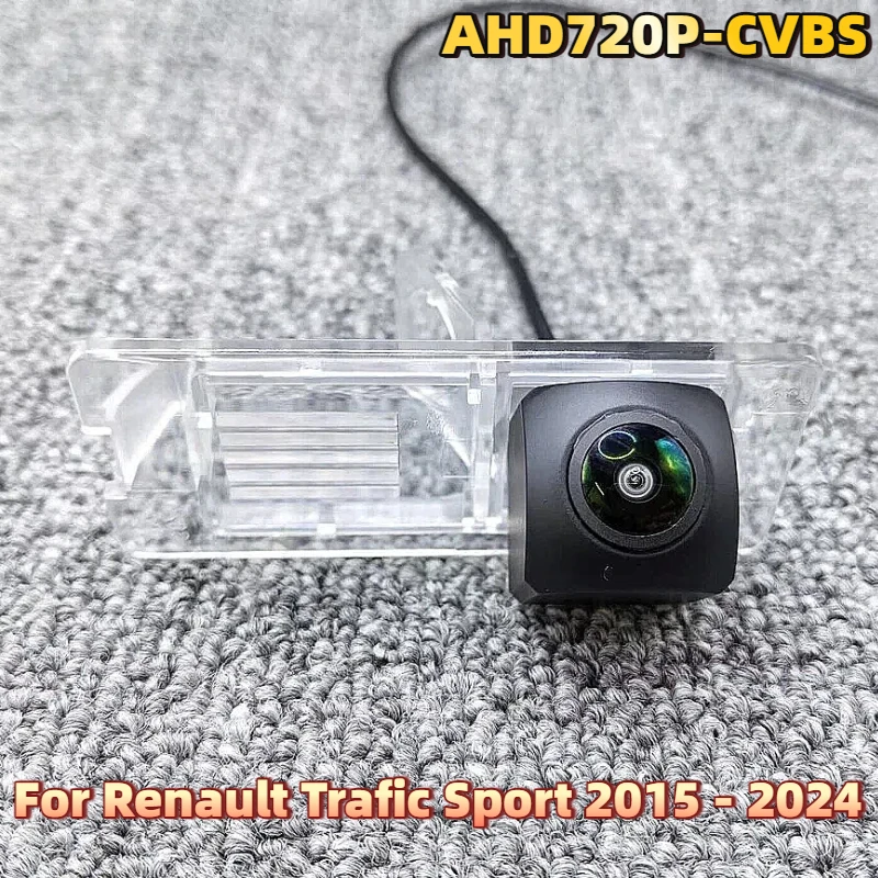 Cámara de visión trasera AHD para Renault Trafic Sport 2015 - 2024 cámara de estacionamiento AHD placa de matrícula de visión nocturna AHD