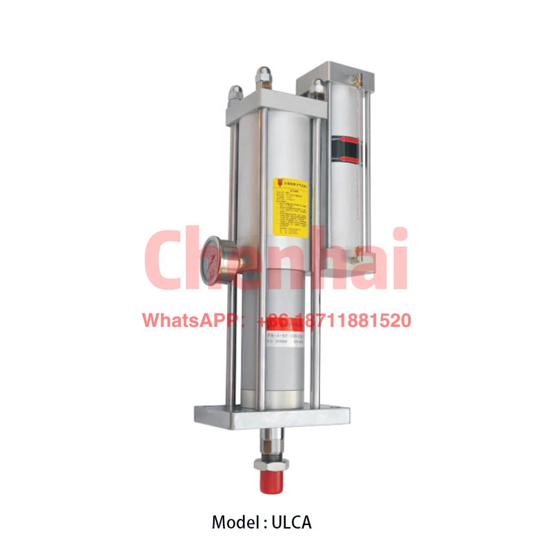 Hot sale Model :ULCA 3T power pressure capacity pneumatic hydraulic booosting cylinder for punching machine