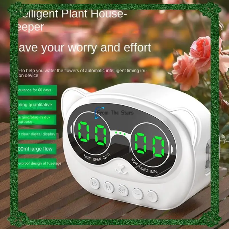 24-Hour Delivery Usbcharging Intelligent Timing Irrigation Controller Indoor Plant Garden Lawn Flower Pot Automatic Drip Waterin