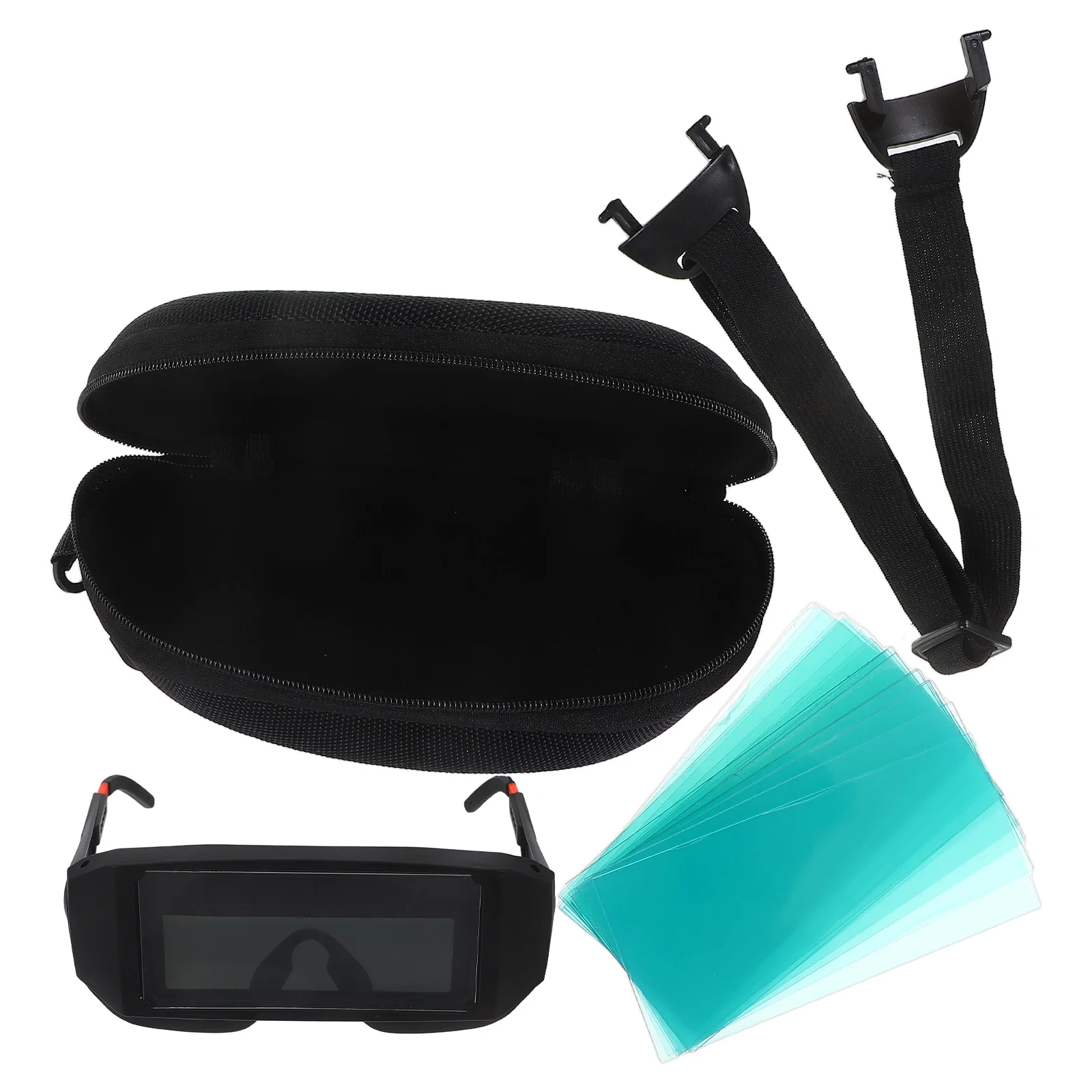 

1 set 1 Set Auto Darkening Welding Goggles Electric Welding Protection Glasses For Arc Tig Mig Plasma Grinding Lightweight Heat