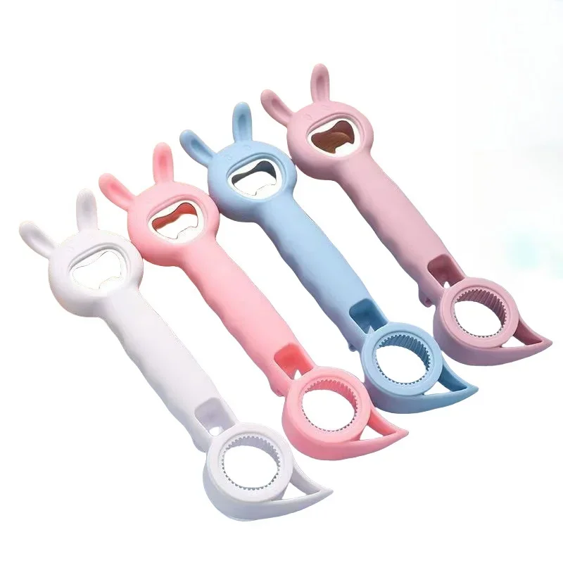 Multiple colors Cartoon rabbit Bottle Opener Feel Comfortable Rugged And Durable