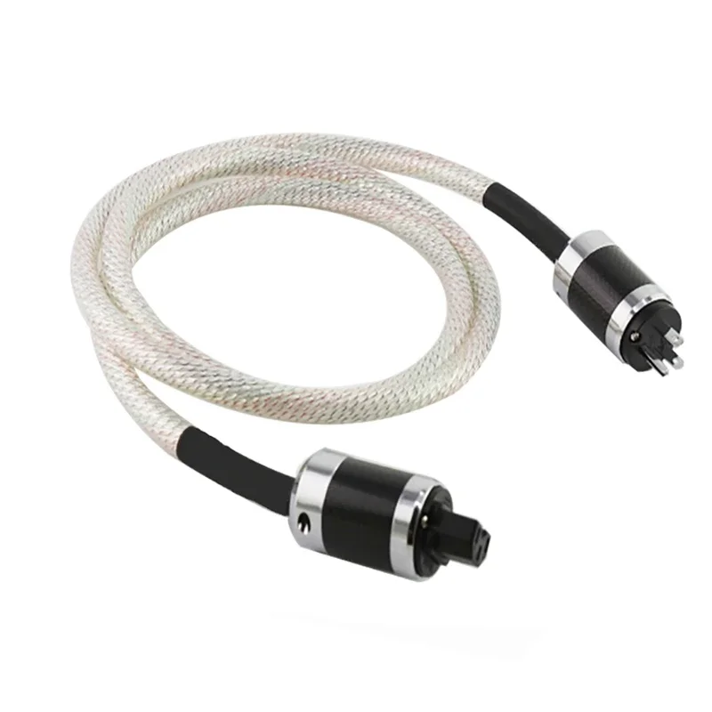 Valhalla C13 Amp AC Power Cable 9 & 12 Core Silver Plated HiFi Audio Power Cord Carbon Fiber US & EU Plug