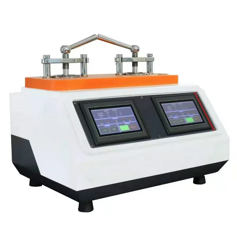 ZXQ-2L automatic touch screen metallographic sample inlay machine, metallographic sample double head inlay